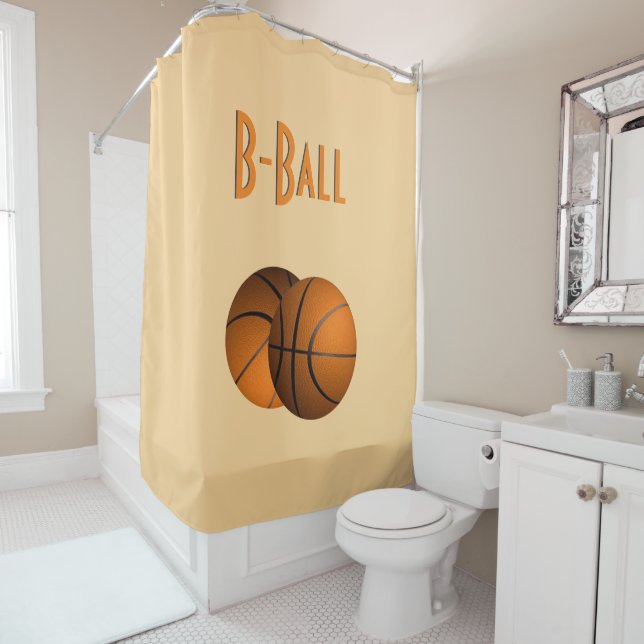 Cortina de ducha de deporte B-Ball (In situ)