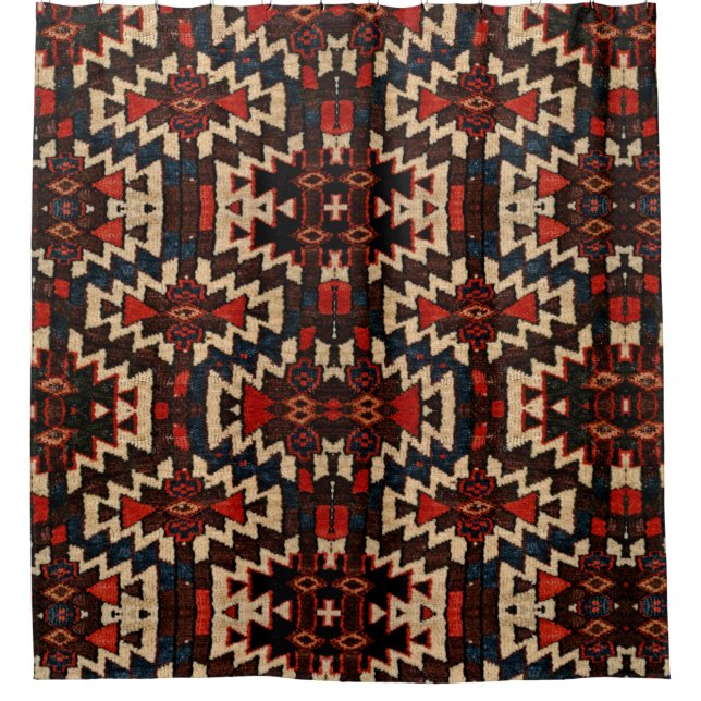 Cortina de ducha de diseño de alfombras orientales (Anverso)