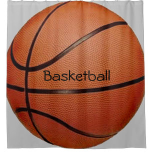 Cortina de ducha de diseño de baloncesto