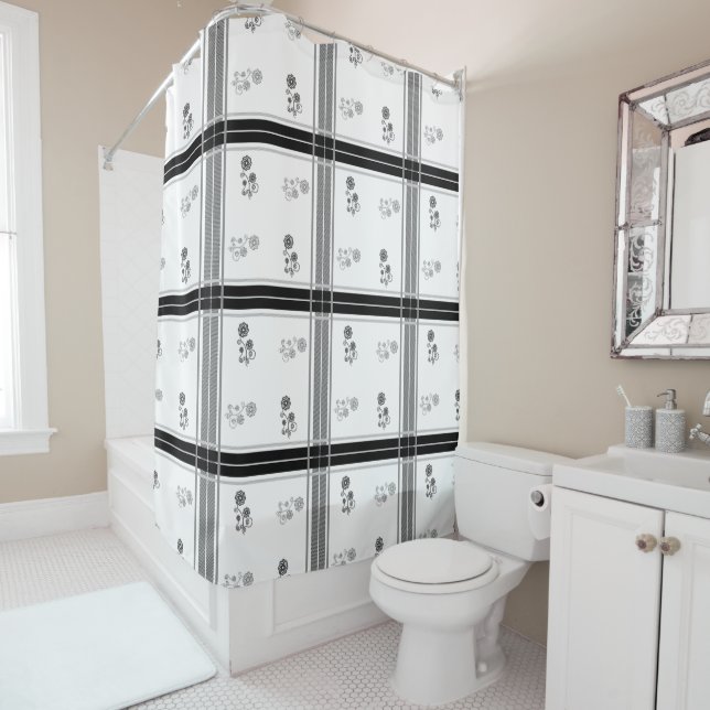 Cortina de ducha de diseño "encantadora" (In situ)