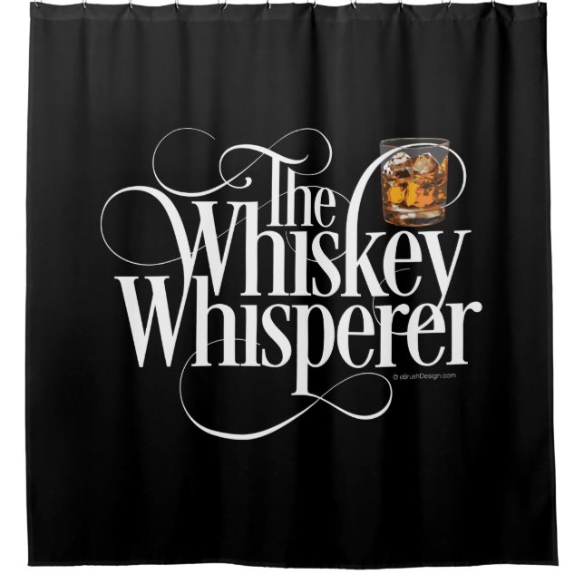 Cortina de ducha de El Susurrador de Whisky (Anverso)