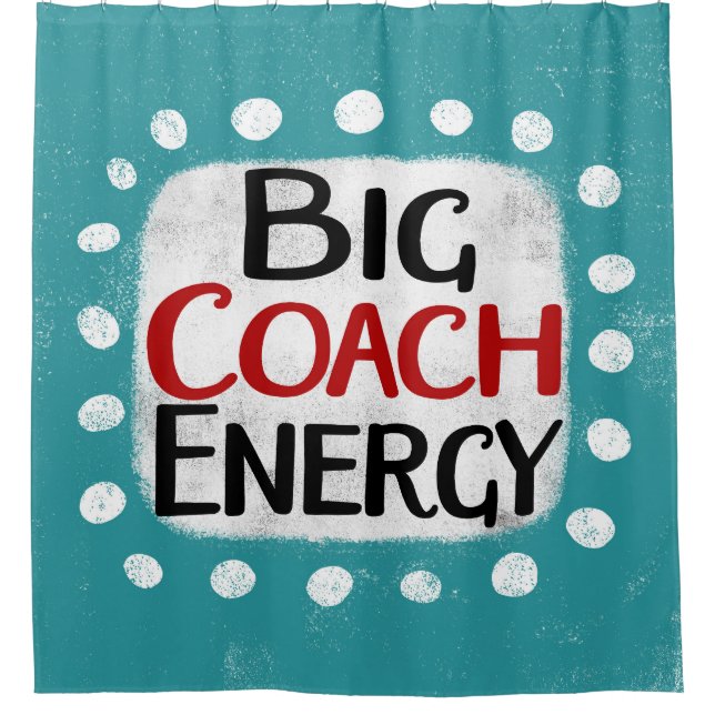 Cortina de ducha de energía para entrenadores gran (Anverso)