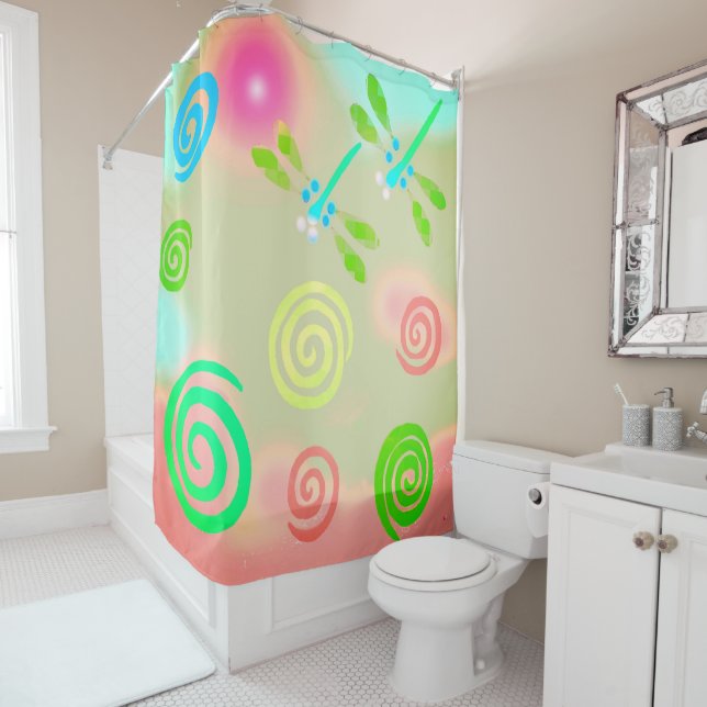 Cortina de ducha de ensueño (In situ)