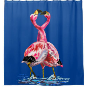 Cortina de ducha de flamencos rosados - Tus colore