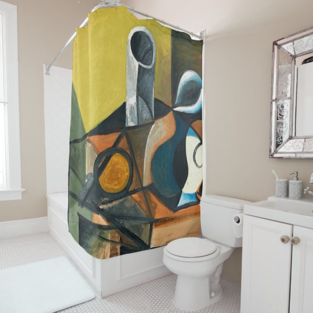 Cortina de ducha de flores (In situ)