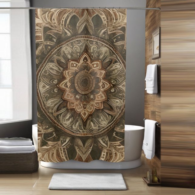 Cortina de ducha de flores Boho Estilo 3 (Subido por el creador)