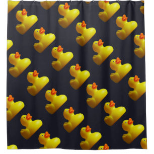 Cortina de ducha de goma de Duckies