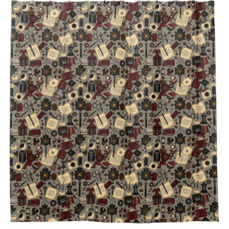 Cortina de ducha de la academia oscura - Elegancia