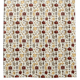 Cortina de ducha de la academia oscura - Elegancia