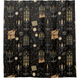 Cortina de ducha de la academia oscura - Moody & S