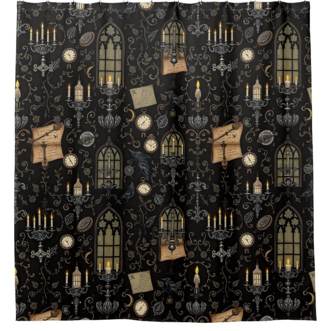 Cortina de ducha de la academia oscura - Moody & S (Anverso)