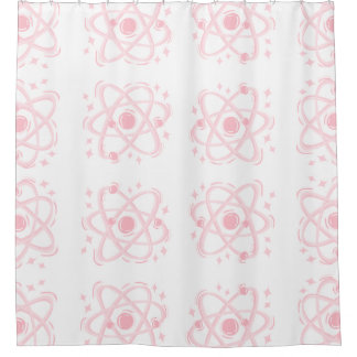 Cortina de ducha de la era atómica MCM