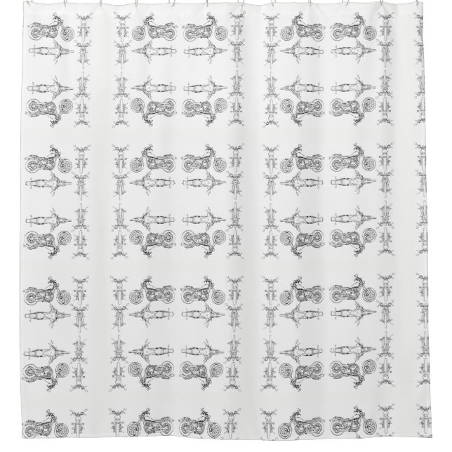 Cortina de ducha de la motocicleta (Anverso)