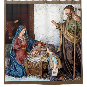 CORTINA DE DUCHA DE LA NATIVIDAD #3