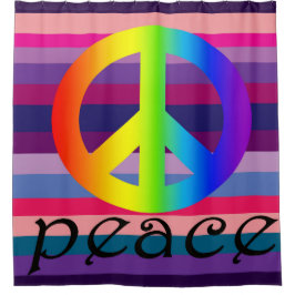 Cortina de ducha de la paz de Paxspiration