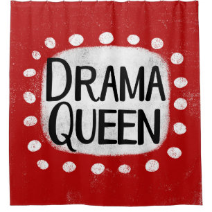 Cortina de ducha de la Reina del Drama