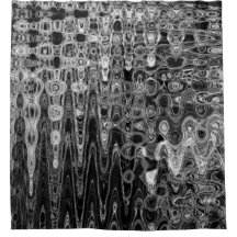 Cortina de ducha de la tinta y del eco I del