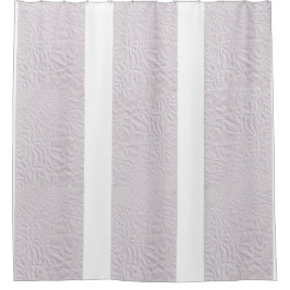 Cortina de ducha de lavanda con un diseño arrugado