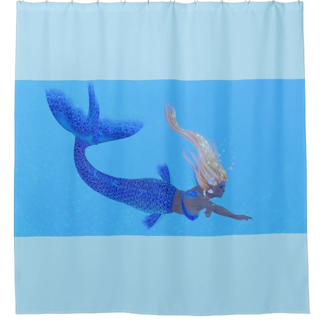 Cortina de ducha de Lilith Siren Mermaid (Anverso)