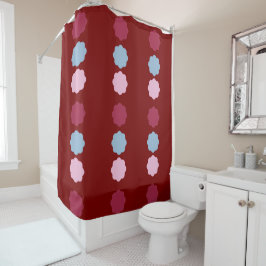 Cortina de ducha de línea circular