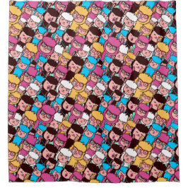 Cortina de ducha de Llamas