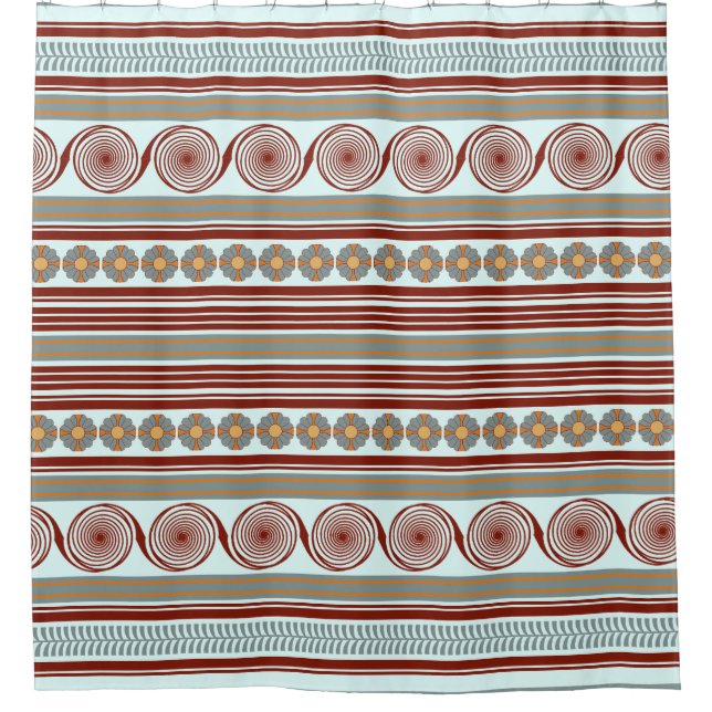 Cortina de ducha de mar Egeo (Anverso)