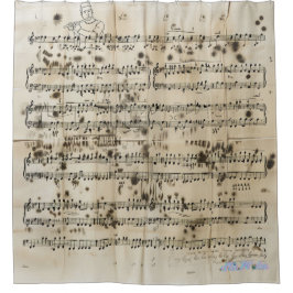 cortina de ducha de música de chapa