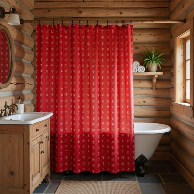 Cortina de ducha de norse Runes (Subido por el creador)