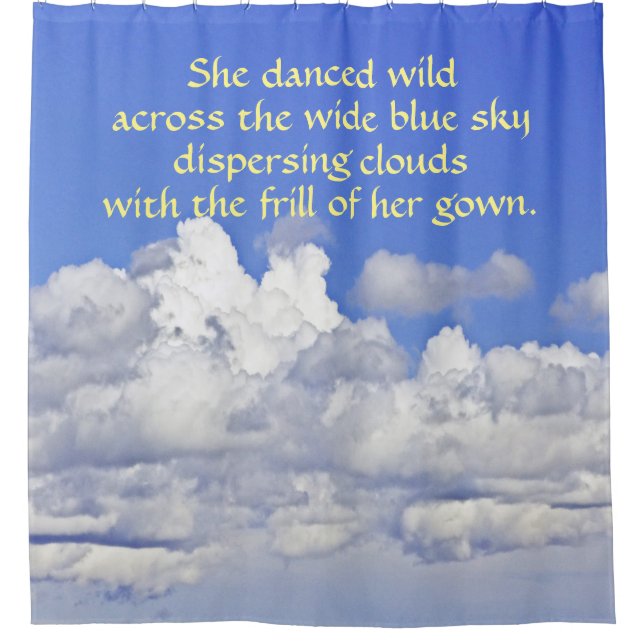 CORTINA DE DUCHA DE "NUBES" (Anverso)