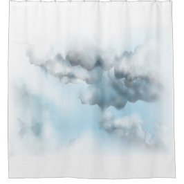 Cortina de ducha de nubes