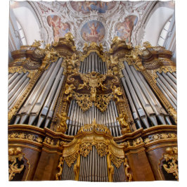 Cortina de ducha de órganos de conductos