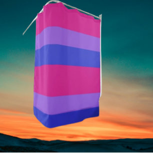 Cortina de ducha de orgullo bisexual: Audaz y bril