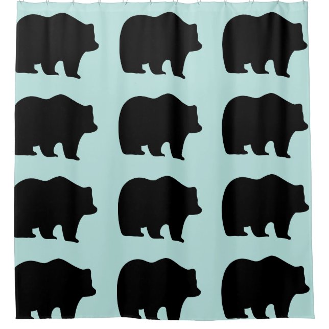 Cortina de ducha de OSO GRIZZLY (Anverso)