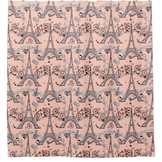 Cortina de ducha de París (Anverso)