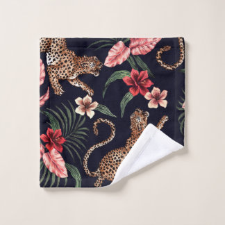 Cortina de ducha de patrón Leopard