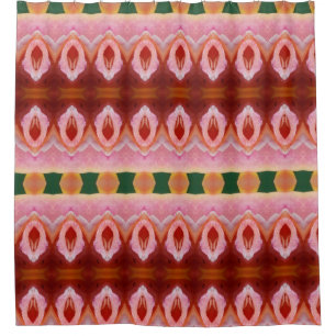 Cortina de ducha de Peace Ikat
