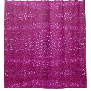 cortina de ducha de plumas rosa