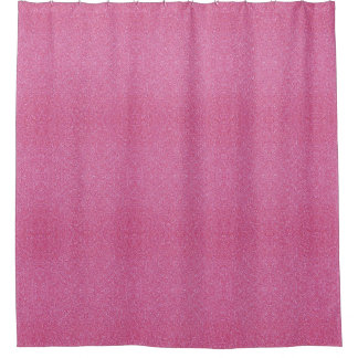 Cortina de ducha de Purpurina rosa falso