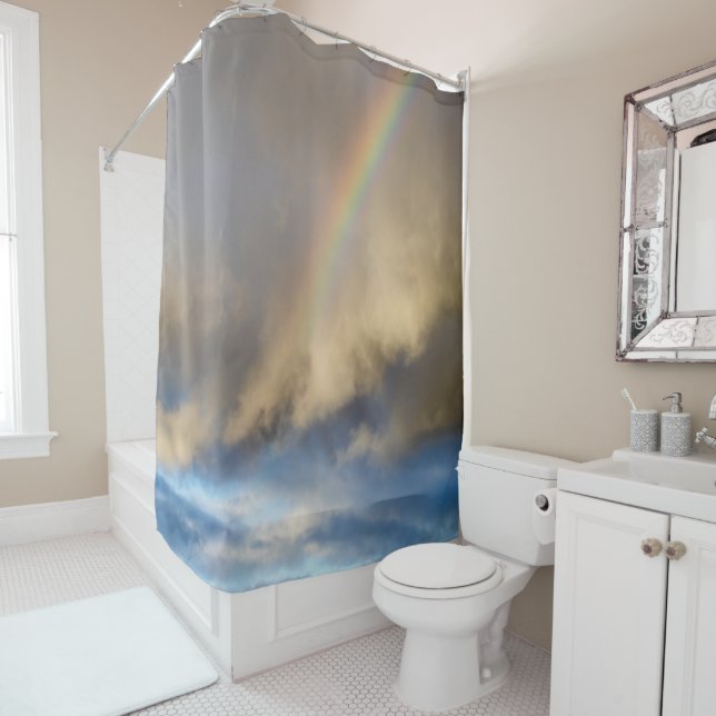 cortina de ducha de rebelión arco iris (In situ)