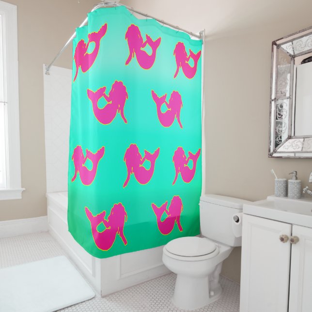 Cortina de ducha de sirenas (In situ)