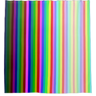 Cortina de ducha de Stripey multicolor
