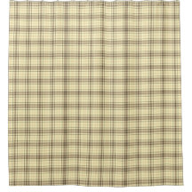 Cortina de ducha de Tan Plaid
