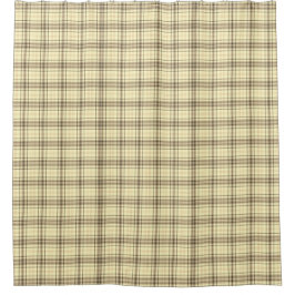 Cortina de ducha de Tan Plaid