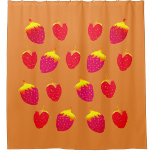 Cortina de ducha de tracción vectorial de fresas