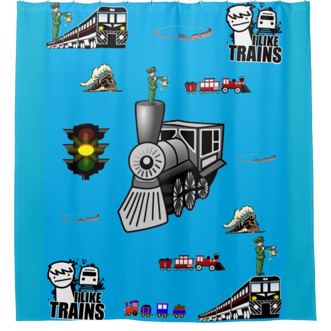 Cortina de ducha de tren (Anverso)