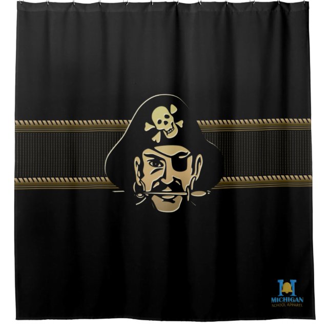 Cortina De Ducha Decatur Raiders #4 (Anverso)