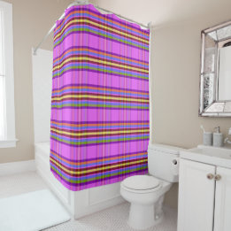 Cortina De Ducha Deco Diamond Cuadros DD