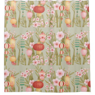 Cortina De Ducha decoración china