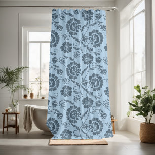 Cortina De Ducha Decoración del cuarto de baño en un patrón ininter