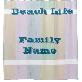 Cortina De Ducha Decoración del hogar de la playa de Los Ángeles ca